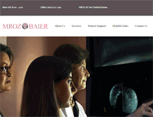 Tablet Screenshot of breastcareclinic.com